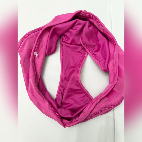 Nani Flamingo Rip Curl Pink Mid High-Waist Bikini Bottom - M - Picture 7 of 10